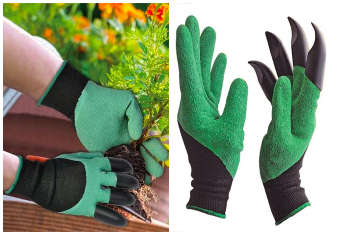 GUANTES DE JARDIN CON GARRAS - GREEN-GAR
