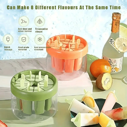 Molde de plástico para hacer helados,