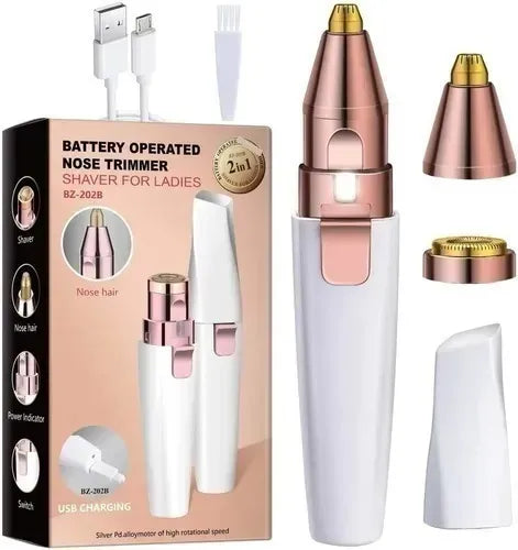 2 EN 1 depilador mujer facial portatil