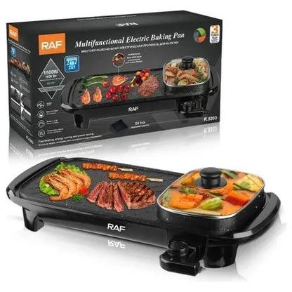 Plancha Eléctrica Zona BBQ + Hot Spot