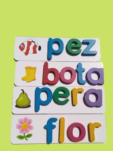Juego De Palabras Infantil Deletreo