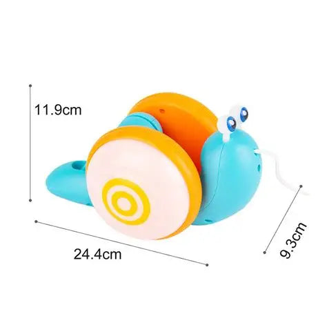 Juguete de arrastre Niños Caracol LED