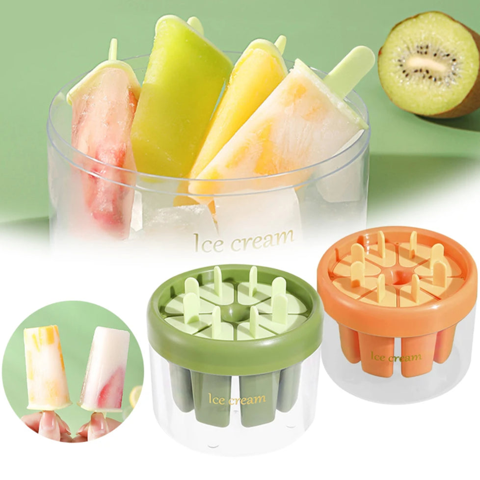 Molde de plástico para hacer helados,