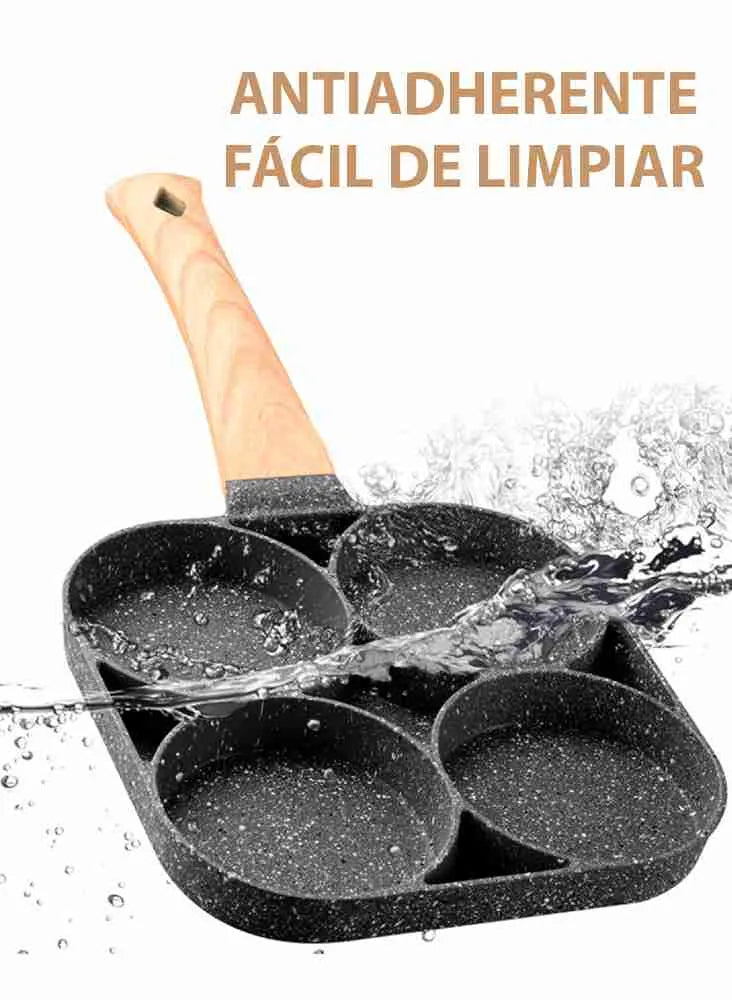 Sartén Antiadherente 4 Espacios Multiuso